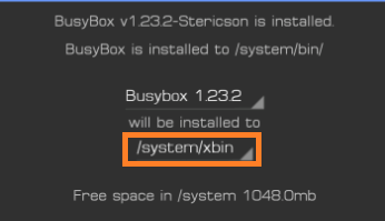 Install system xbin