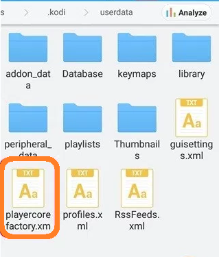 PlayerFactoryCore file in Kodi