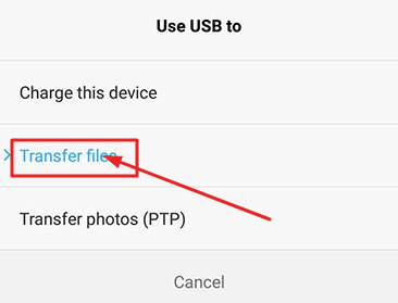 enable transfer files