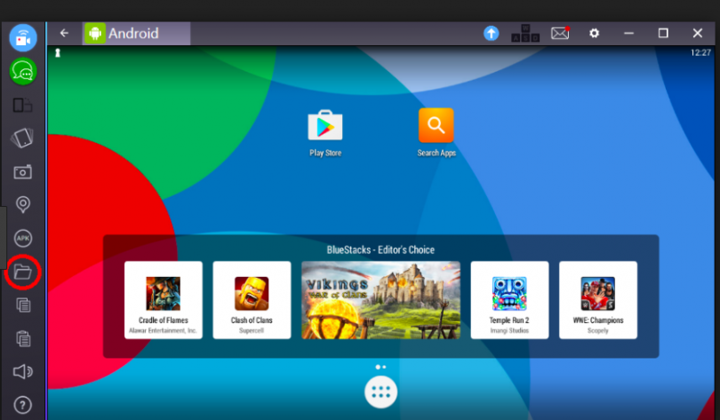 how to transfer files from bluestacks to pc