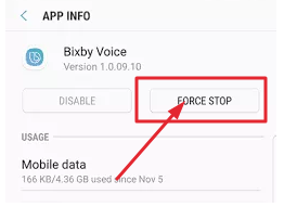 Bixby App force close