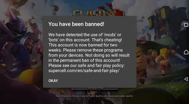 Restore Banned CoC Account 