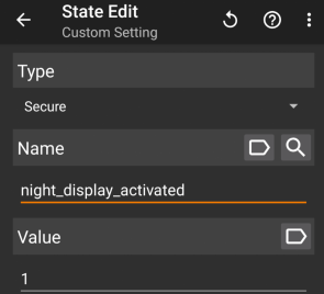 enable dark mode when nigh light is on in android p