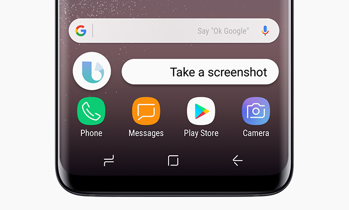 How to take a screenshot on the Samsung Galaxy Note 9 using Bixby
