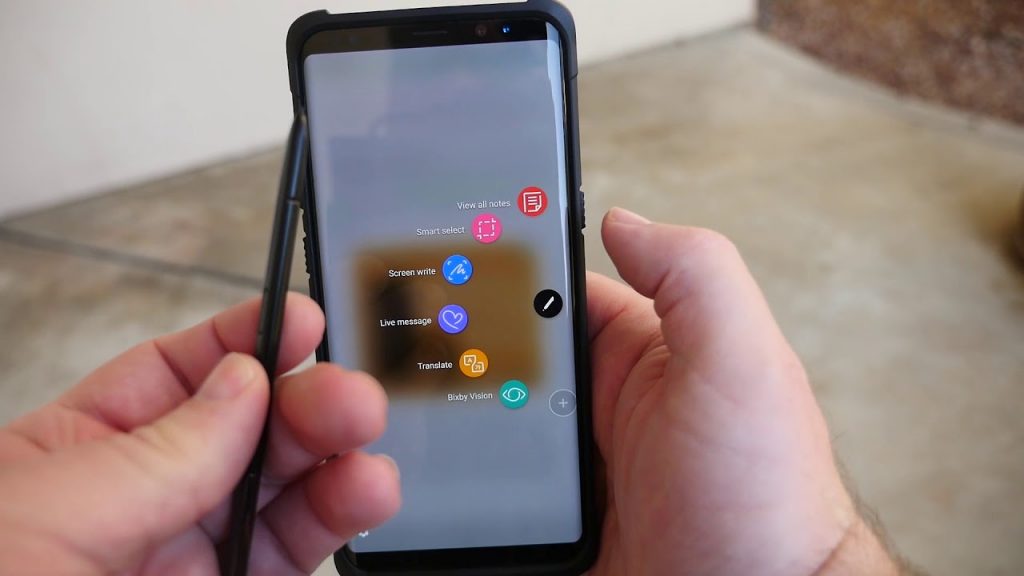 How to take a screenshot on the Samsung Galaxy Note 9 using S Pen