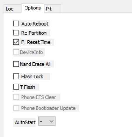 Disable Auto reboot under Options tab in Odin