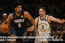 Jalen Williams leads OKC Thunder to victory in NBA Finals Game 5 vs Pacers. Get full stats, highlights, and where to watch Game 6 live.